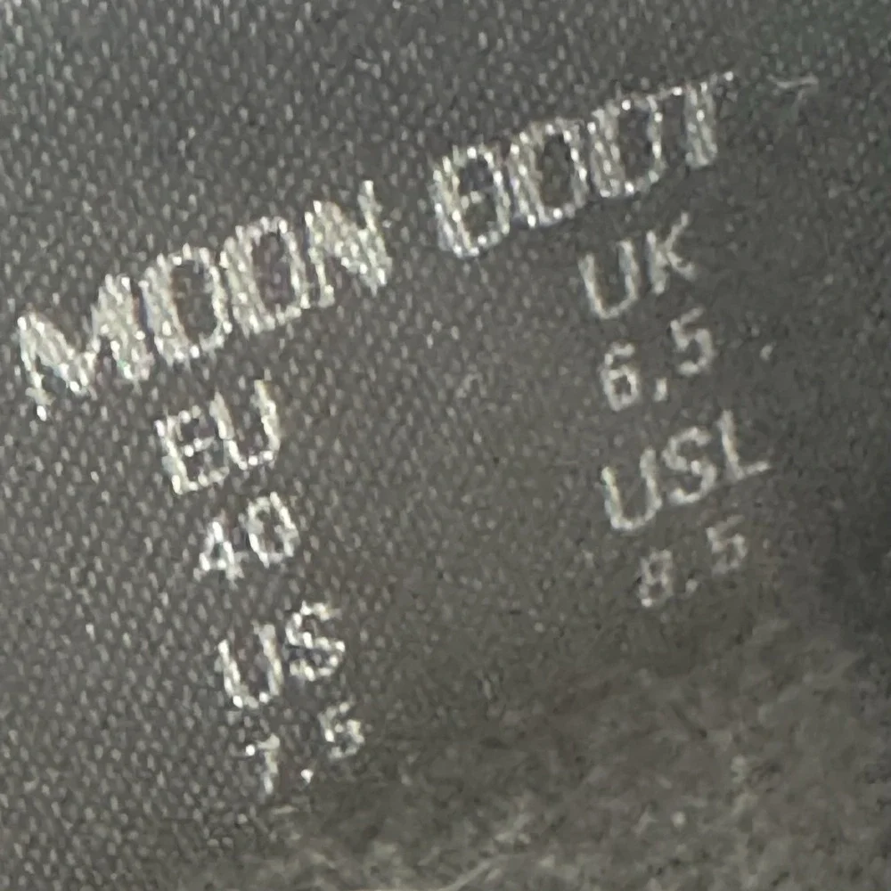 Moon Boot Black White Puffy Floral Puffy Platform Sneakers